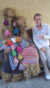Arequipa - Bianca with Mr & Mrs Alpaca