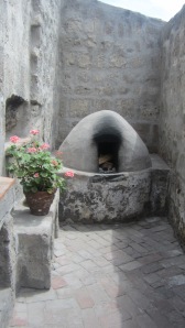 A 'wood-fired oven' in convent - no longer used by the current nuns