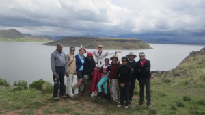 Group photo at Lake  Umayo